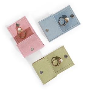 New Arrival <b>Small</b> Jewelry Packaging <b>Box</b> Velvet Shopping Pouch Shape for <b>Gift</b> Jewelry Ring Earring Packaging - Product Image 3