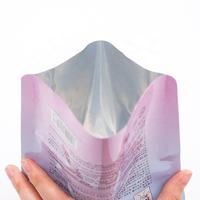 Emballage personnalisé en feuille laminée pour masque facial cosmétique, sachet cosmétique en aluminium, sacs en plastique