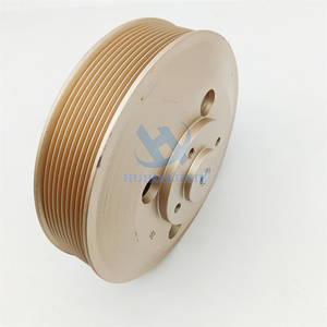 Suku Cadang <span class=keywords><strong>Excavator</strong></span> Berkinerja Tinggi V-<span class=keywords><strong>Belt</strong></span> Pulley 20459863 20800016 untuk <span class=keywords><strong>Excavator</strong></span> D7D D6D EC210B EC290B - Product Image 3