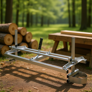 Aserradero Portátil con Barra Guía de 14-36 Pulgadas, Diseño Horizontal, Acero Galvanizado, Máquina para Trabajar la Madera, Capacidad de Corte de 0.2-11.81 Pulgadas - Product Image 2