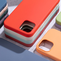 Étui de téléphone portable en silicone personnalisé avec logo, étuis de téléphone portable en TPU, coque souple antichoc, coque de téléphone colorée pour 16