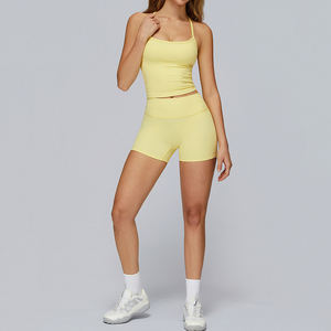 Hochunterstützender Yoga-BH mit überkreuzten Trägern, atmungsaktives Fitness-Sport-<span class=keywords><strong>Top</strong></span> für Damen, Yoga-Sport-BH, Fitness-Yoga-Set - Product Image 3