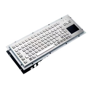304 Stainless Steel Integrated Metal Keyboard With Touch <b>Mouse</b> <b>Wired</b> English Multimedia Function Keys For Mining Equipment - Product Image 5