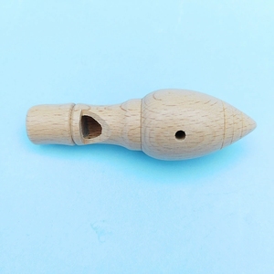 Sifflet d'imitation d'oiseau en bois massif pour enfants, instrument de percussion Orff, vente en gros - Product Image 4