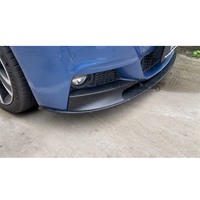 Spoiler avant F30 en plastique aspect carbone, lèvre de pare-chocs avant pour BMW Série 3 F30 M Sport 340i 2012-2018
