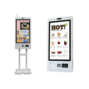 Kiosque de commande automatique à écran tactile LCD pour <span class=keywords><strong>restaurant</strong></span> avec lecteur de <span class=keywords><strong>carte</strong></span> de crédit et de code QR, imprimante thermique - Product Image 1