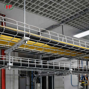 Plateau de gestion de câbles en maille pour bureau, en acier inoxydable, galvanisé à chaud, hauteur 100mm 150mm, pour câbles intérieurs - Product Image 6