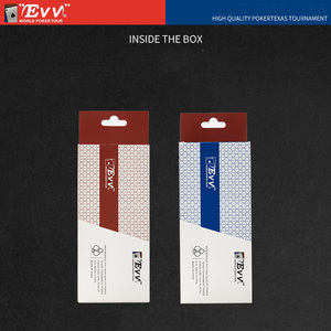 Nhà Máy Bán Buôn Texas Hold'em Chơi Thẻ Chất Lượng Cao 4 Màu Sắc Nhựa Poker Thẻ Tùy Chỉnh Thiết Kế Và Logo In - Product Image 2