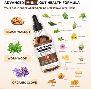Complément Alimentaire Liquide aux Extraits <span class=keywords><strong>de</strong></span> Plantes (Noix <span class=keywords><strong>de</strong></span> Grenoble, Absinthe, <span class=keywords><strong>Clou</strong></span> <span class=keywords><strong>de</strong></span> <span class=keywords><strong>Girofle</strong></span> et Corossol) – Marque Blanche OEM - Product Image 3