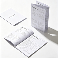 Catalogue d'instructions produit, manuel d'utilisation, brochure de spécifications, imprimé en couleur sur mesure, vente en gros