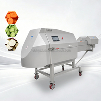 Precisie groente- en fruitsnijmachine 3KW motor 304 roestvrij staal hoge capaciteit (3000-5000KG/H) voor commerciële voedselverwerking