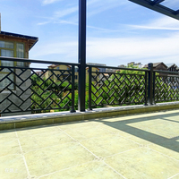 Panneaux de clôture en alliage d'aluminium écologiques personnalisés, très demandés, pour villas, jardins, écrans métalliques décoratifs, clôtures de piscine