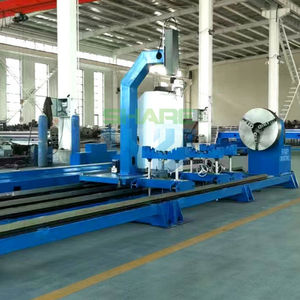 Machine de dé<span class=keywords><strong>coupe</strong></span> plasma pour tuyaux ronds industriels, machine de dé<span class=keywords><strong>coupe</strong></span> plasma CNC à trois axes pour tubes et tuyaux - Product Image 2