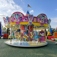 Manèges d'amusement montés sur remorque en métal gonflable pour école portable en plein air