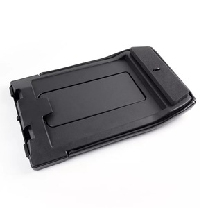 Cubierta de Reposabrazos para Consola Central de Camioneta Chevrolet, GMC, Cadillac, en Cuero Negro con Caja de Almacenamiento - Product Image 4