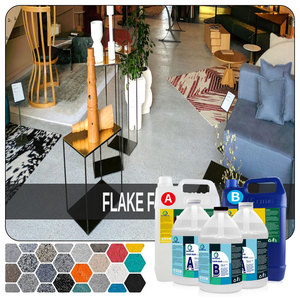 Flocons de couleur époxy de haute qualité avec résine époxy pour revêtement de sol en béton - Product Image 5