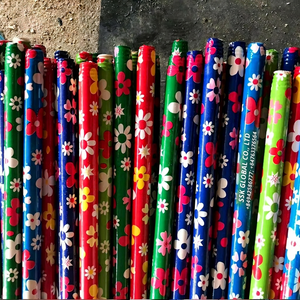 Vietnam Wholesale Eco-friendly Durable Lightweight Waterproof All-Color PVC Pipe Dustpan Coated Wooden Mop Stick Flower Home - Product Image 1