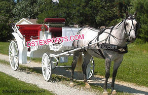 English Victorian Wedding Horse Carriage <b>Buggy</b> Customized Color Size Wood Metal Construction <b>Lightweight</b> Design Arcuate Style - Product Image 6