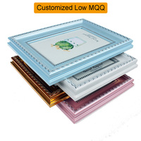 Cadre photo carré 5x5 6x6 8x8 10x10 en gros pour mariage, cadre décoratif en plastique pour peinture à l'huile et calligraphie