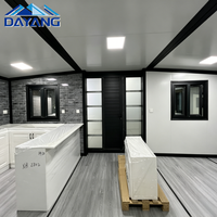 Villa de luxe préfabriquée en acier extensible de 20 pieds de haute qualité en Chine, petit bureau, maison