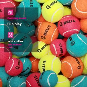 Kauçuk küçük Fetch oyuncak minik markalı toplu spor Pet köpek için 4cm Mini tenis topu köpek - Product Image 4