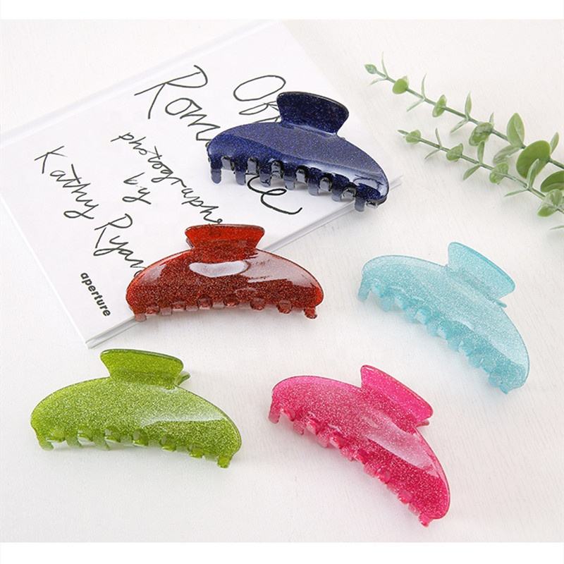 Pinzas de acetato para el pelo para mujer, accesorios de color