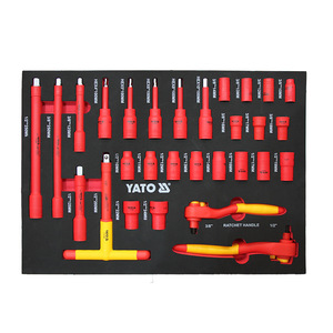 Juego de llaves de vaso YATO de 24 piezas de 1/2 pulgada de acero al cromo vanadio para mecánica y reparación automotriz - Product Image 3