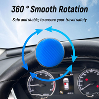 Kenop roda kemudi bantu rotasi 360 °, bola Booster kulit PU & PVC operasi satu tangan antiselip untuk semua mobil