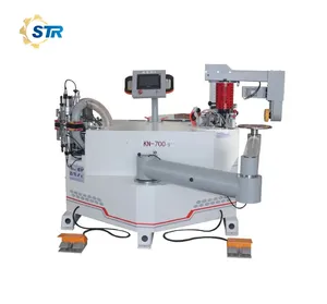 STR 700 Machine à plaquer les bords de courbe entièrement automatique pour le travail du bois pour le placage de bois de PVC
