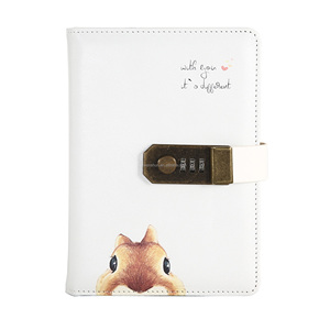 Agenda de sublimación personalizada, diarios de cuero, diario con cerradura - Product Image 6