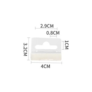 Móc có thể gập lại | Móc PVC tự dính | Móc triển lãm | Móc dính hai mặt | Móc hộp - Product Image 1