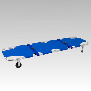 Brancard Orthopédique Pliable Léger en Acier et Aluminium pour Hôpital de Secours d'Urgence - Product Image 3