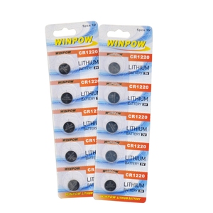 Pile bouton au lithium CR1220 3V <span class=keywords><strong>CR1020</strong></span> - Product Image 1