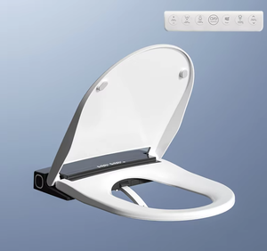 Asiento de Inodoro Inteligente de Lujo en Forma de U, Alargado, Multifunción, con Calefacción Automática, Secado y Bidé, con Control Remoto - Product Image 3