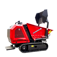 Rhinoceros XN800 1-Tonnen Hydraulischer Raupendumper Allrad-Mini-Raupenkipper mit Hebeschaufel