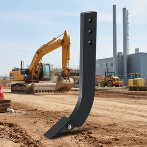 Racloir à 3 trous de 16 pouces avec dents coniques réglables pour engins de construction - Product Image 2