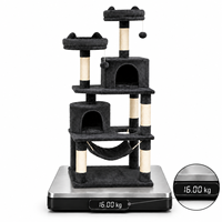 Arbre à chat double extra haut avec hamac pour chatons, vente en gros, produit phare