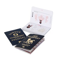 Impression personnalisée de passeport de santé pour chien, chat, chiot, passeport pour animaux de compagnie, livret