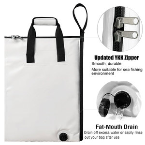 Bâche en PVC plate pour bateau océanique étanche personnalisée grand sac de pêche isotherme avec prise en main facile - Product Image 3