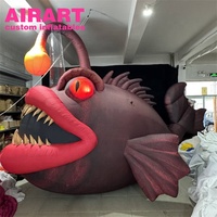 Décorations d'activités comprennent des poissons moches gonflables, des poissons zombies gonflables de haute qualité pour les événements