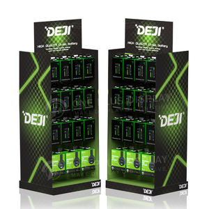 Support d'affichage <span class=keywords><strong>Euro</strong></span> Hook sur mesure FD-10001 One Plus 15 cm pliable <span class=keywords><strong>en</strong></span> carton ondulé écologique autoportant - Product Image 2