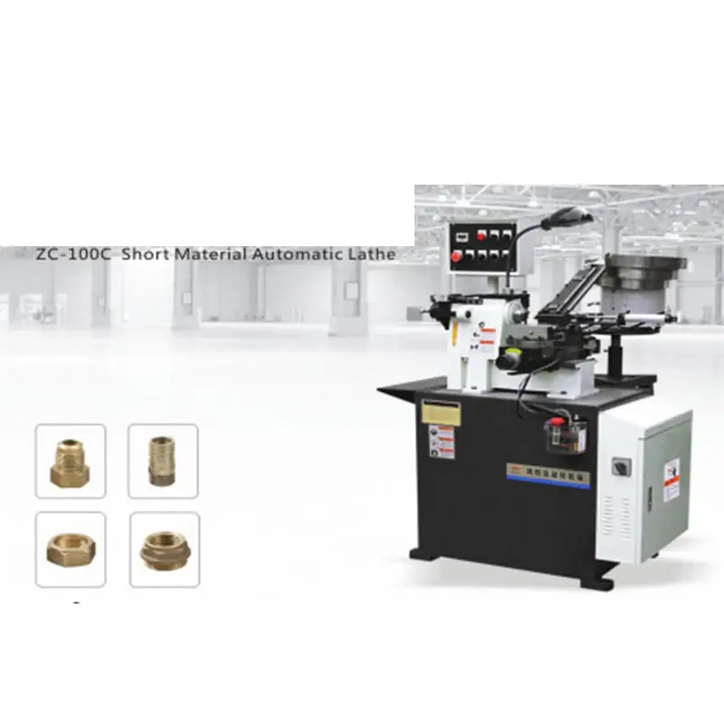 ZC-100C China Cheap Factory Price Flant Bed Small Single Spindle Brass Valve Making Machine Automatic Lathe Machine CNC