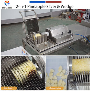 Machine à découper et à former des tranches d'ananas 2-en-1, conception originale d'usine, pour usage industriel - Product Image 3