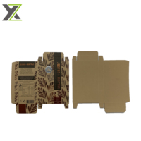 Boîtes cadeaux personnalisées en papier kraft écologique pour barres chocolatées, format mini, avec médaille en feuille d'aluminium