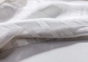 Tela de gasa de seda <span class=keywords><strong>2022</strong></span> poliéster Shifeng para ropa de <span class=keywords><strong>mujer</strong></span>, hilo Puro Blanco, 100% - Product Image 5