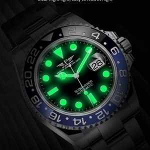 Montre mécanique pour homme PINDU DESIGN Water Ghost Yacht, 40 mm, acier inoxydable de luxe, verre saphir, automatique, 10 - Product Image 5