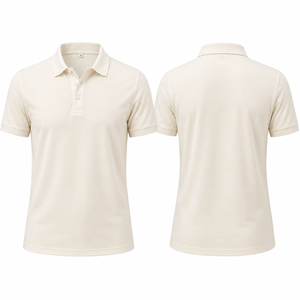 Polo de luxe pour homme en coton premium, respirant et doux, avec logo brodé personnalisé, style décontracté et chic, inspiré des grandes marques. - Product Image 3