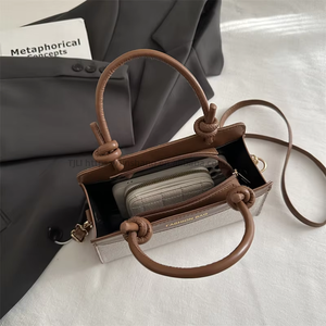 New Design Fashion PU Handbag Large Capacity <b>Lightweight</b> Luxury Shoulder Crossbody Handle Tote <b>Bags</b> - Product Image 4