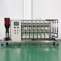 Unité pré-assemblée sur châssis de filtration mécanique en acier au carbone, capacité de 5000 L/heure, garantie 1 an pour le traitement des eaux industrielles