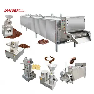 Longer Machinery Raw Cacao Chocolate Liquor Product Cocoa Powder Production Line